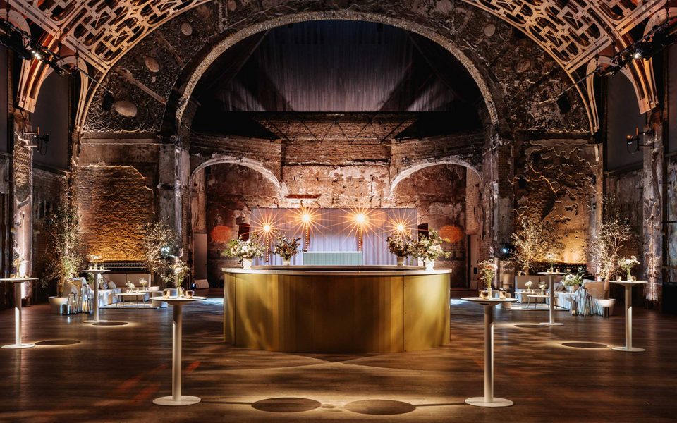 Our Grand Hall set up for a party