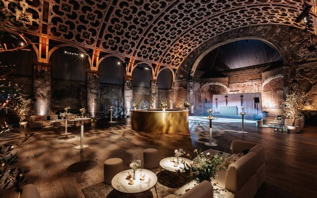 Our Grand Hall set up for a party