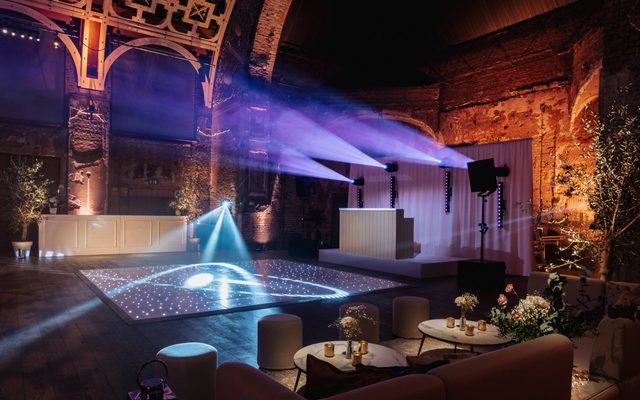 Our Grand Hall set up for a party