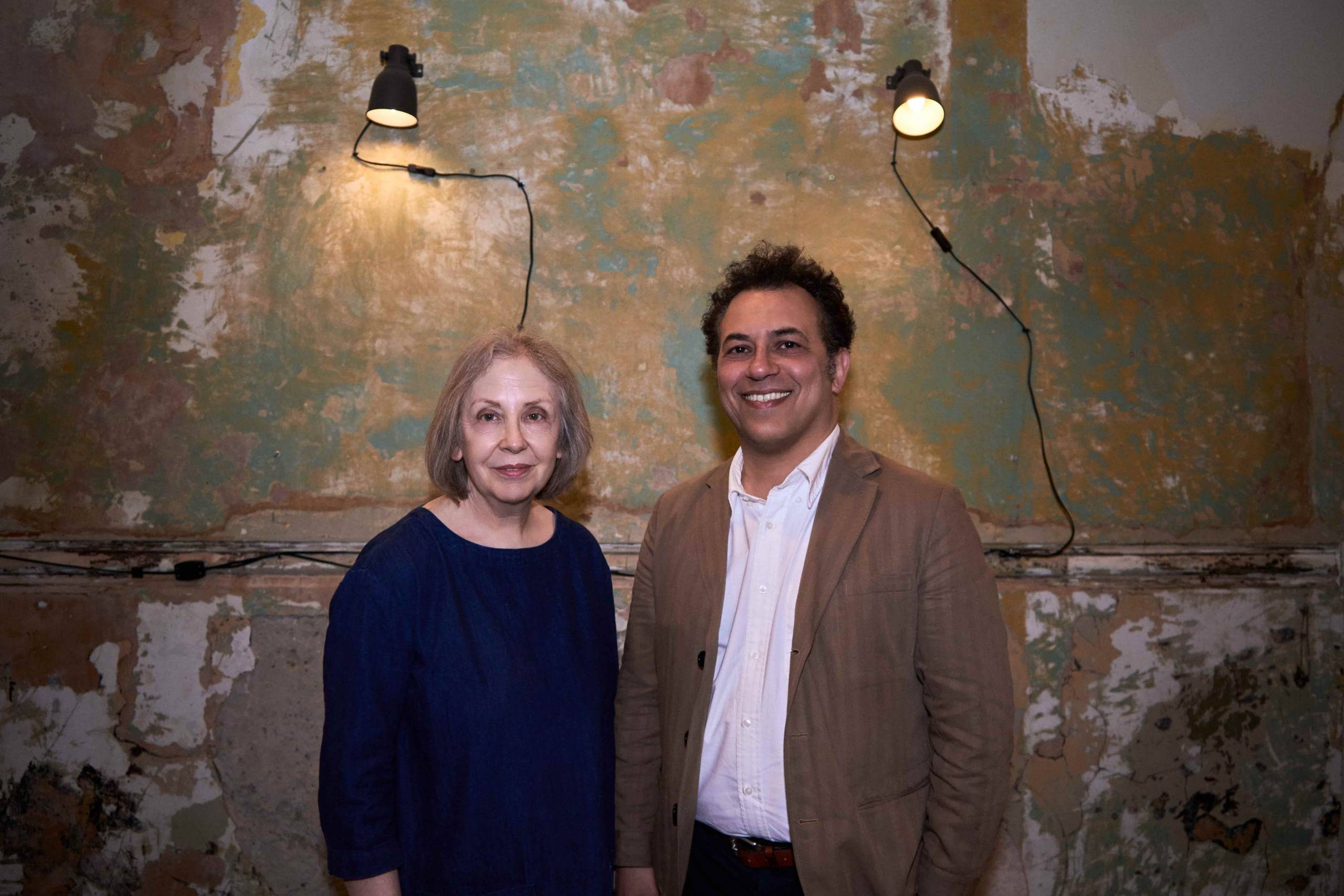 Lyn Gardner and Tarek Iskander. Photo by Sahara Huang